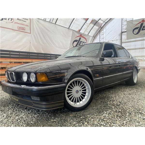 0T --  1988 BMW 735I ALPINA B11 3.5 #145, Black, 179771 KM