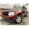 Image 1 : A12A --  2007 JEEP GRAND CHEROKEE LAREDO 4X4, Red, 259081 KM