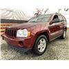 Image 2 : A12A --  2007 JEEP GRAND CHEROKEE LAREDO 4X4, Red, 259081 KM