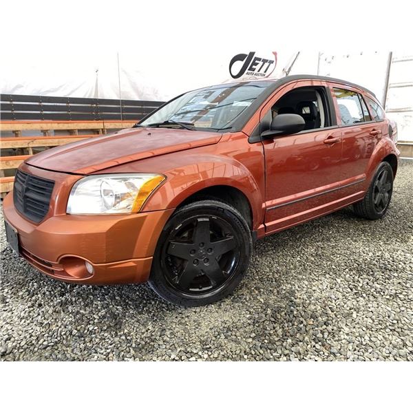 A12L --  2008 DODGE CALIBER R/T AWD, Orange, 132117 KM