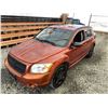 Image 4 : A12L --  2008 DODGE CALIBER R/T AWD, Orange, 132117 KM