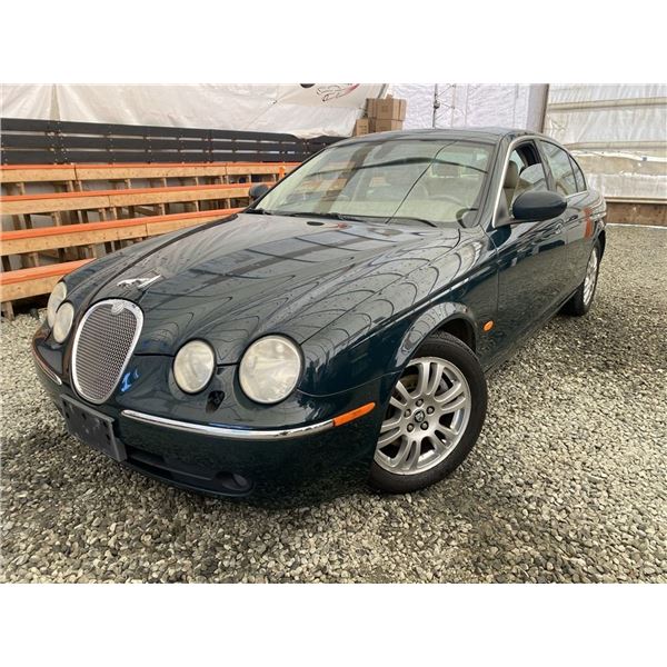 C6M --  2005 JAGUAR S-TYPE, Green, 114144 KM