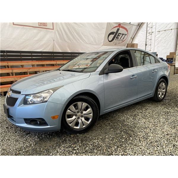 D1 --  2012 CHEVROLET CRUZE LS, Blue, 137774 KM