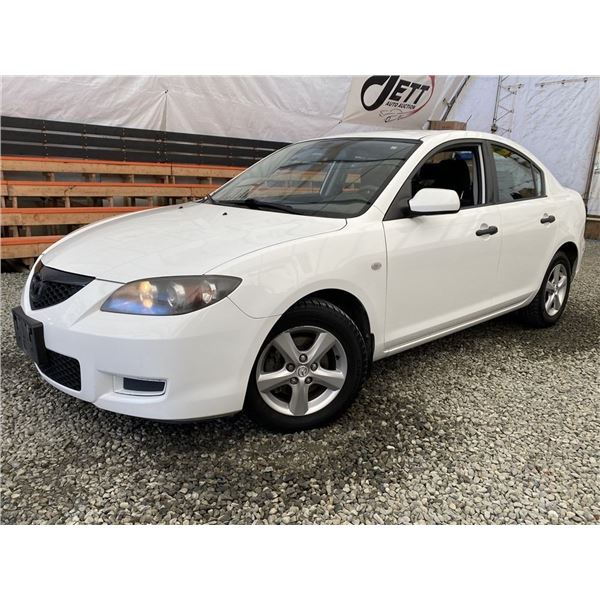 D3 --  2009 MAZDA 3 I , White, 248951 KM