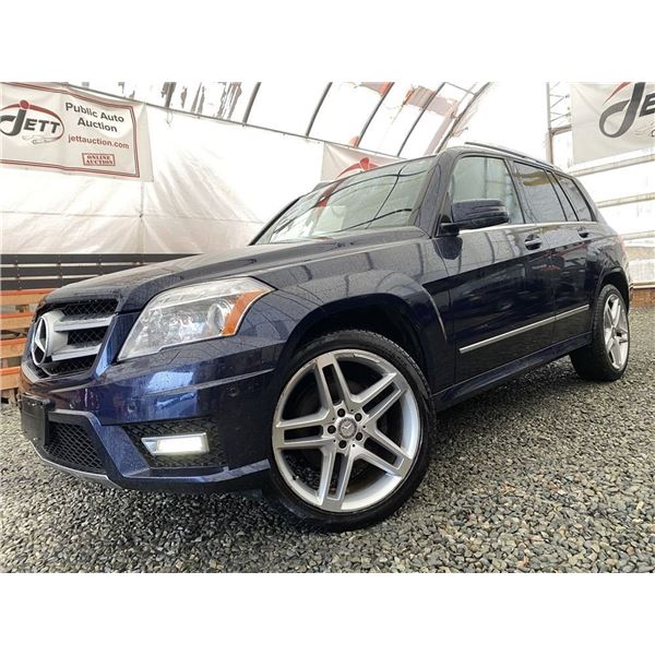 F6B --  2012 MERCEDES GLK350, Blue, 223,514 KMS