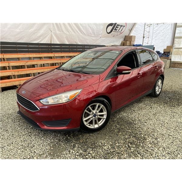 C6J --  2016 FORD FOCUS SE , Red, 126553 KM