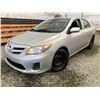 Image 1 : A5 --  2012 TOYOTA COROLLA , Grey, 424969 KM