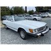 Image 8 : 0ZG --  1974 MERCEDES 450SL CONVERTIBLE, White, 120089 MILES