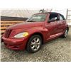 Image 2 : C1 --  2005 CHRYLSER PT CRUISER TOURING CONVERTIBLE, Red, 152341 KM