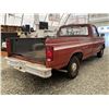 Image 15 : 0ZK --  1985 FORD F150 , Red, 127,834 KM "NO RESERVE"