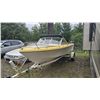 Image 1 : 337 -- SANGSTER CRAFT BOAT 21' APROX, 1988 CALKINS BOAT TRAILER APROX 24' "NO RESERVE"