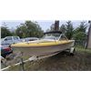 Image 2 : 337 -- SANGSTER CRAFT BOAT 21' APROX, 1988 CALKINS BOAT TRAILER APROX 24' "NO RESERVE"