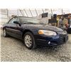 Image 8 : F6L --  2004 CHRYSLER SEBRING LIMITED CONVERTIBLE, Blue, 40246 KM