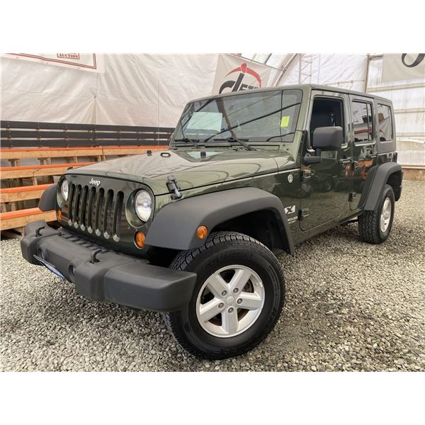 F6K --  2007 JEEP WRANGLER X 4X4 , Green, 117641 KM