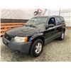 Image 3 : A1 --  2003 FORD ESCAPE XLS AWD , Black, 270717 KM  "NO RESERVE"