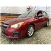 Image 2 : B4 --  2013 SUBARU IMPREZA PREMIUM , Red, 202498 MILES