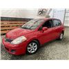 Image 1 : A12K --  2008 NISSAN VERSA S, Red, 187546 KM