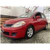 Image 2 : A12K --  2008 NISSAN VERSA S, Red, 187546 KM