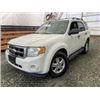 Image 2 : A8 --  2009 FORD ESCAPE XLT AWD, White, 259845 KM