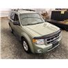 Image 10 : F6C --  2008 FORD ESCAPE XLT AWD , Green, 240690 KM
