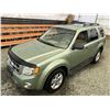 Image 4 : F6C --  2008 FORD ESCAPE XLT AWD , Green, 240690 KM