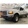 Image 2 : A5 --  2001 FORD F350 SUPER DUTY CREW CAB DIESEL 4X4 LONG BOX, White, 344535 KM  "NO RESERVE"