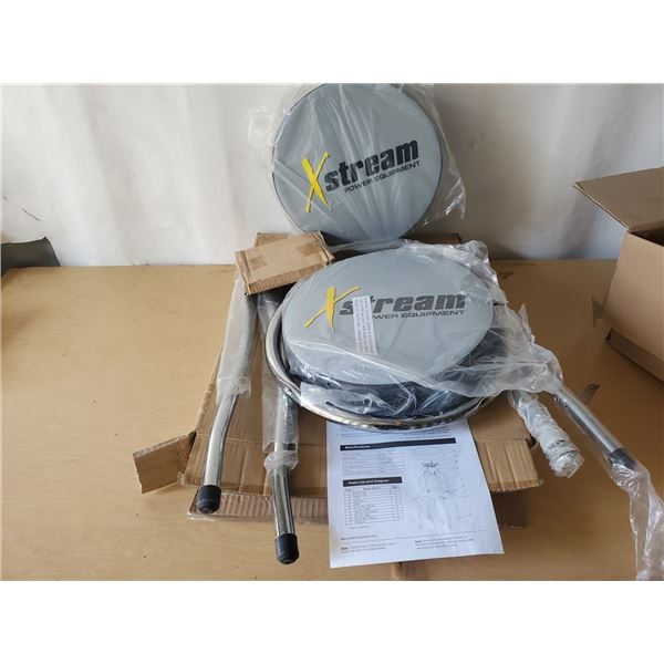 Xstream Swivel Stool with extra Seat