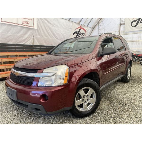 A4 --  2009 CHEVROLET EQUINOX LS AWD, Red, 266163 KM