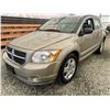 Image 3 : A12D --  2009 DODGE CALBER SXT , Gold, 236844 KM