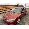 Image 4 : A12M --  2006 MAZDA 3 , Red, 206396 KM
