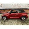 Image 23 : C1 --  2005 CHRYLSER PT CRUISER TOURING CONVERTIBLE, Red, 152341 KM