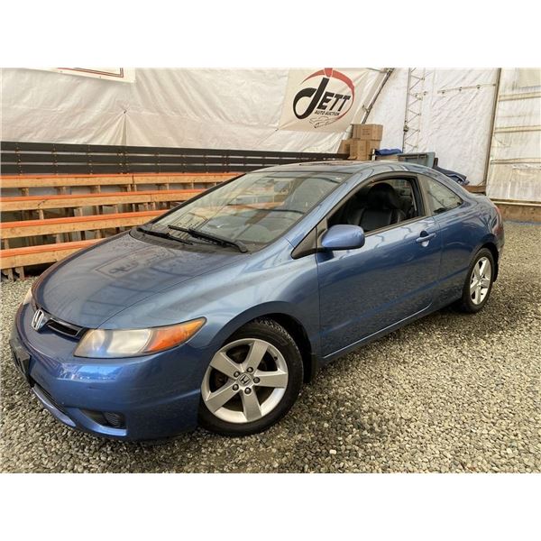 C3 --  2008 HONDA CIVIC EXL , Blue, 221630 KM