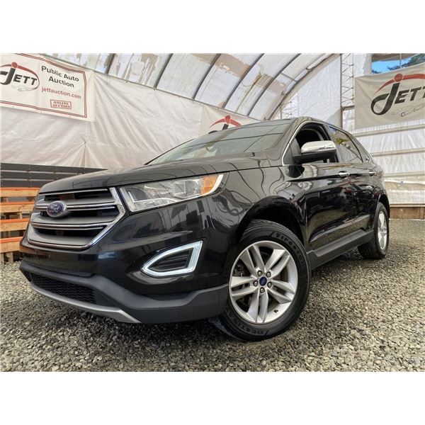 C6H --  2015 FORD EDGE SEL AWD, Black, 127026 KM