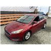Image 4 : C6J --  2016 FORD FOCUS SE , Red, 126553 KM