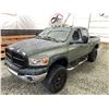 Image 4 : F6 --  2006 DODGE RAM 2500 ST CREW CAB 4X4, Green, 314182 KM
