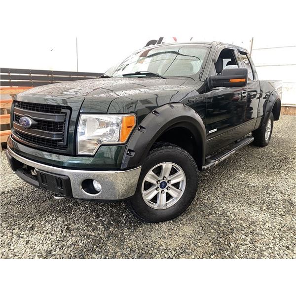 F6A --  2012 FORD F150 SUPER CAB 4X4, Green, 224623 KM