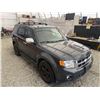Image 10 : C6R --  2009 FORD ESCAPE XLT AWD, Black, 258802 KM