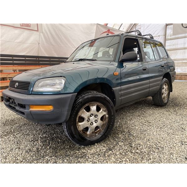 A6 --  1996 TOYOTA RAV 4 AWD, Green, 224493 MILES "NO RESERVE"