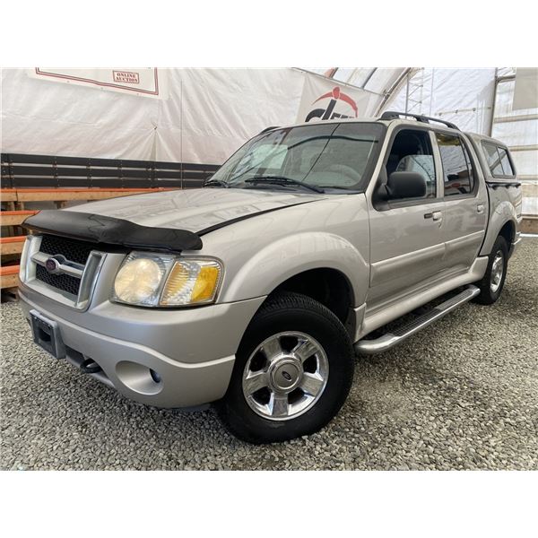 A2 --  2005 FORD EXPLORER SPORT TRAC 4X4, Silver, 233,783 KM   "NO RESERVE" ESTATE