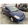 Image 10 : A10 --  2008 NISSAN VERSA S , Blue, 338,256 KM