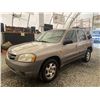 Image 3 : A12C --  2001 MAZDA TRIBUTE DX AWD, Brown, 385,207 KM "NO RESERVE"