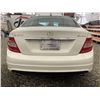 Image 18 : A1 --  2009 MERCEDES C230 4 MATIC AWD, White, 55,747 KMS   "NO RESERVE" DONATE A CAR