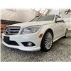Image 2 : A1 --  2009 MERCEDES C230 4 MATIC AWD, White, 55,747 KMS   "NO RESERVE" DONATE A CAR