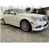 Image 8 : A1 --  2009 MERCEDES C230 4 MATIC AWD, White, 55,747 KMS   "NO RESERVE" DONATE A CAR