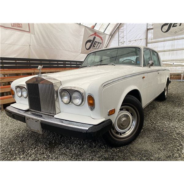 0A --  1976 ROLLS ROYCE  SVR SILVER SHADOW, White, 111643 MILES TMU