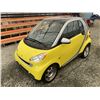 Image 4 : A12J --  2008 SMART FORTWO PURE, Yellow, 66157 KM