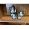 Image 1 : 438 --  Pewter Tea Set