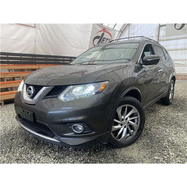 C6F --  2014 NISSAN ROGUE S AWD , BROWN, 185960 KM