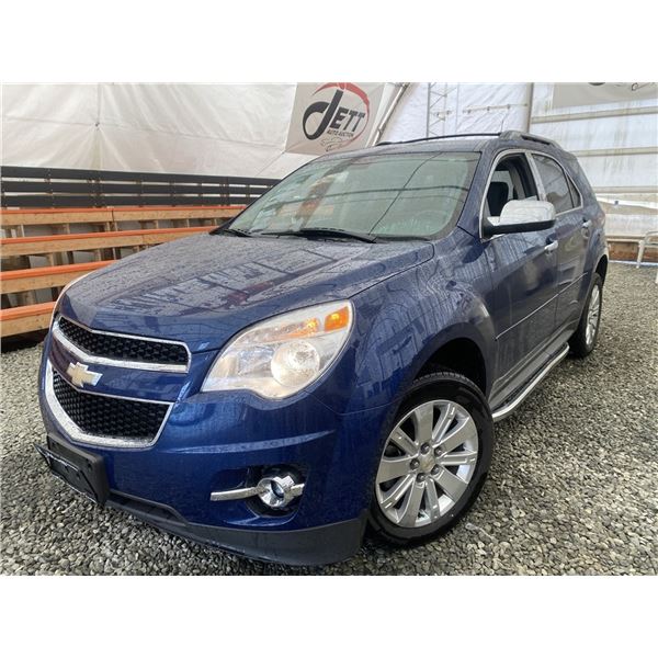 D1 --  2010 CHEVROLET EQUINOX LT AWD, BLUE, 179,873 KMS