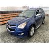Image 3 : D1 --  2010 CHEVROLET EQUINOX LT AWD, BLUE, 179,873 KMS